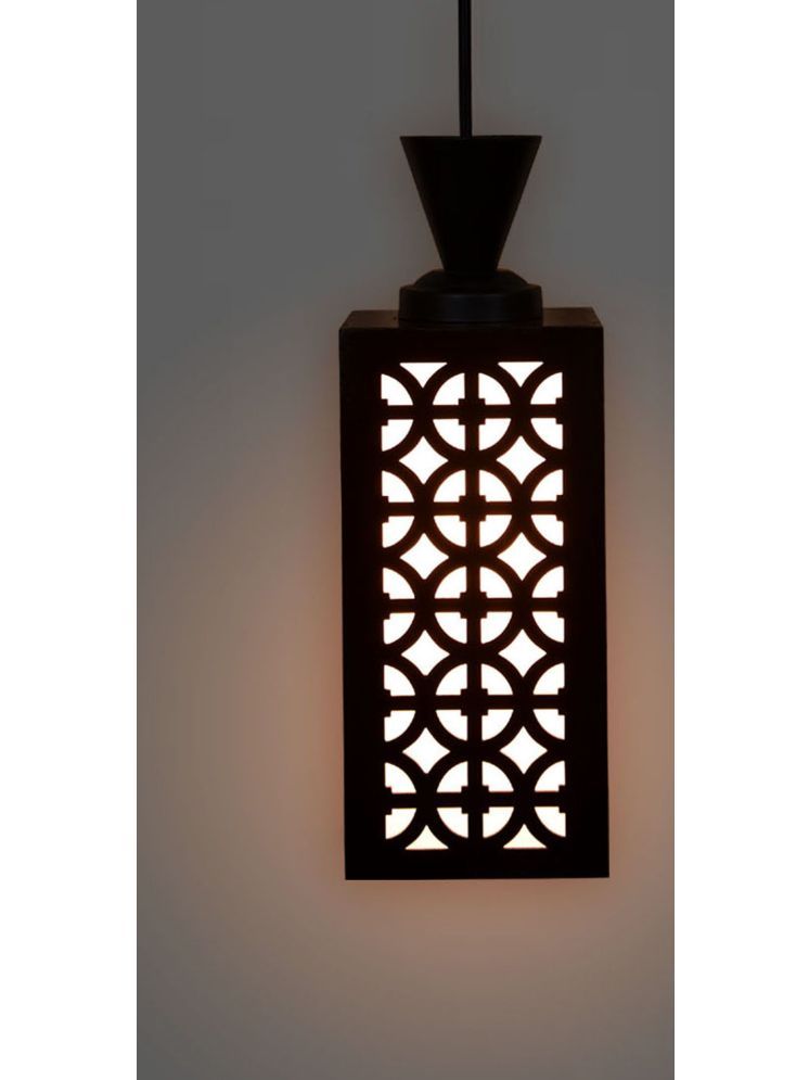     			Somil Wood Pendant Black - Pack of 1