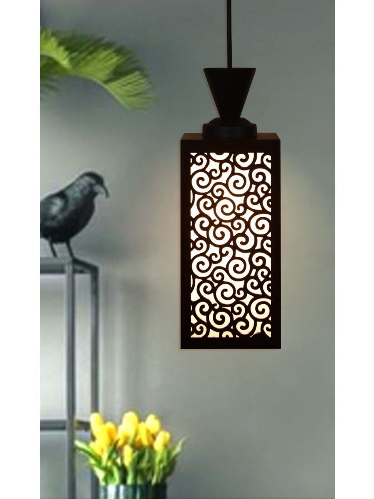     			Somil Wood Pendant Black - Pack of 1