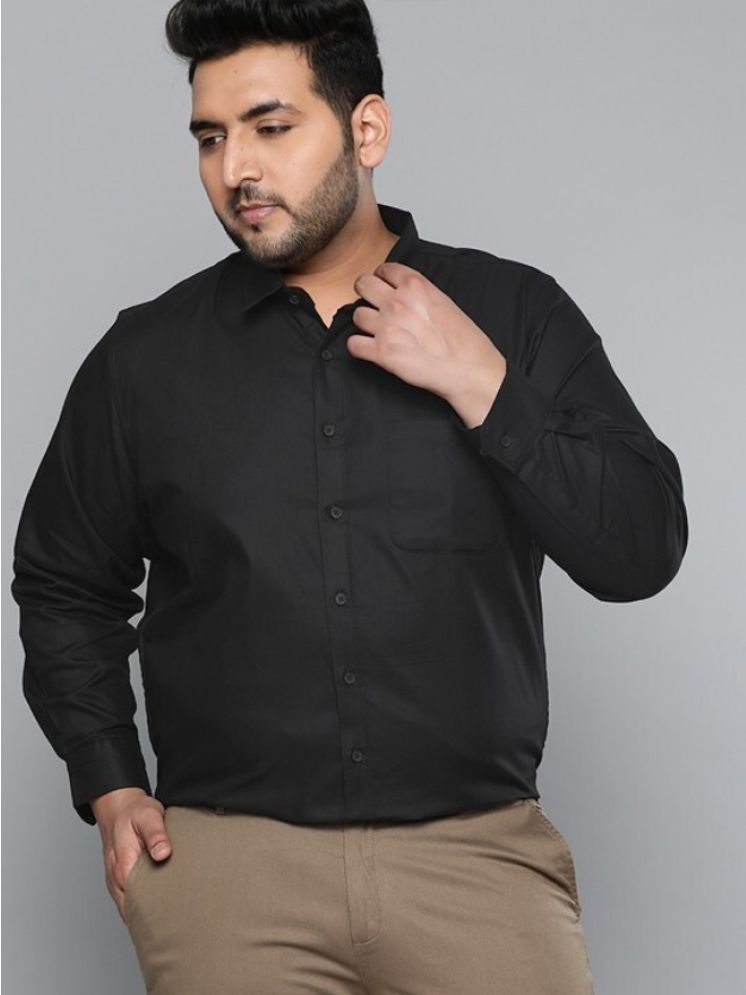     			ADWYN PETER 100% Cotton Regular Fit Solids Full Sleeves Men's Casual Shirt - Black ( Pack of 1 )