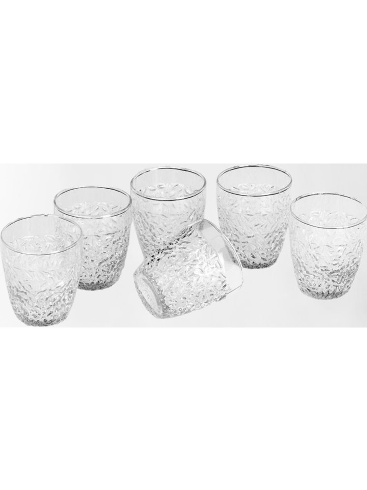     			Somil Party Glass/Beer Mug Glass Plain Water Glass 350 ml ( Pack of 6 ) Transparent