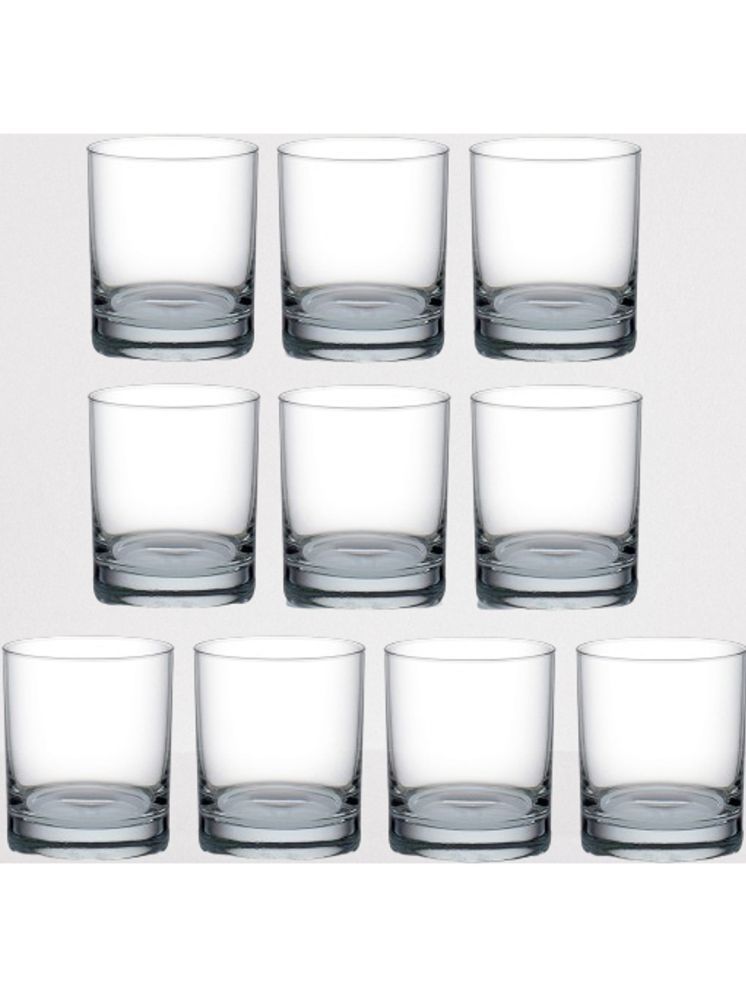     			Somil Party Glass/Beer Mug Glass Plain Water Glass 350 ml ( Pack of 10 ) Transparent