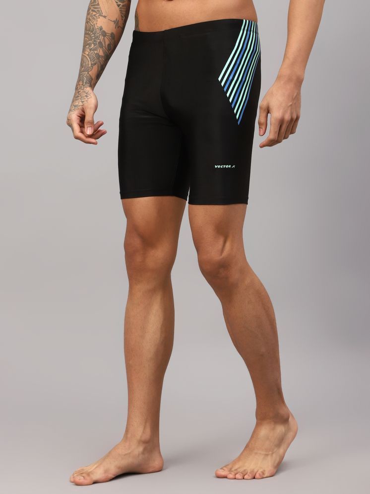     			Vector X Black Lycra Men's Swimming Shorts ( Pack of 1 )