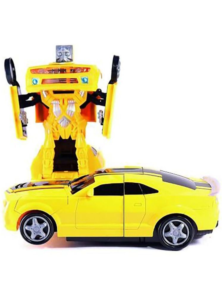     			automatic 2-in-1 deformation toy car with light music and bump function (sports car 1)- For Kids Girls & Boys Age 2, 3, 4,