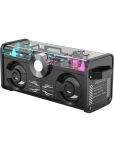 Life Like LED Transparent 10 W Bluetooth Speaker Bluetooth v5.0 with USB,Aux,Call function Playback Time 12 hrs Black