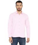 Maharaja - Pink Cotton Blend Slim Fit Men's Formal Shirt ( Pack of 1 )