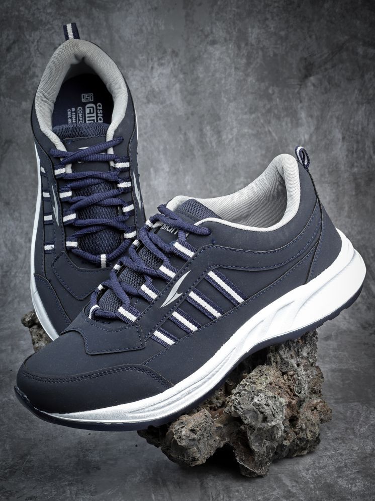     			ASIAN TOOFAN-04 Navy Men's Sports Running Shoes