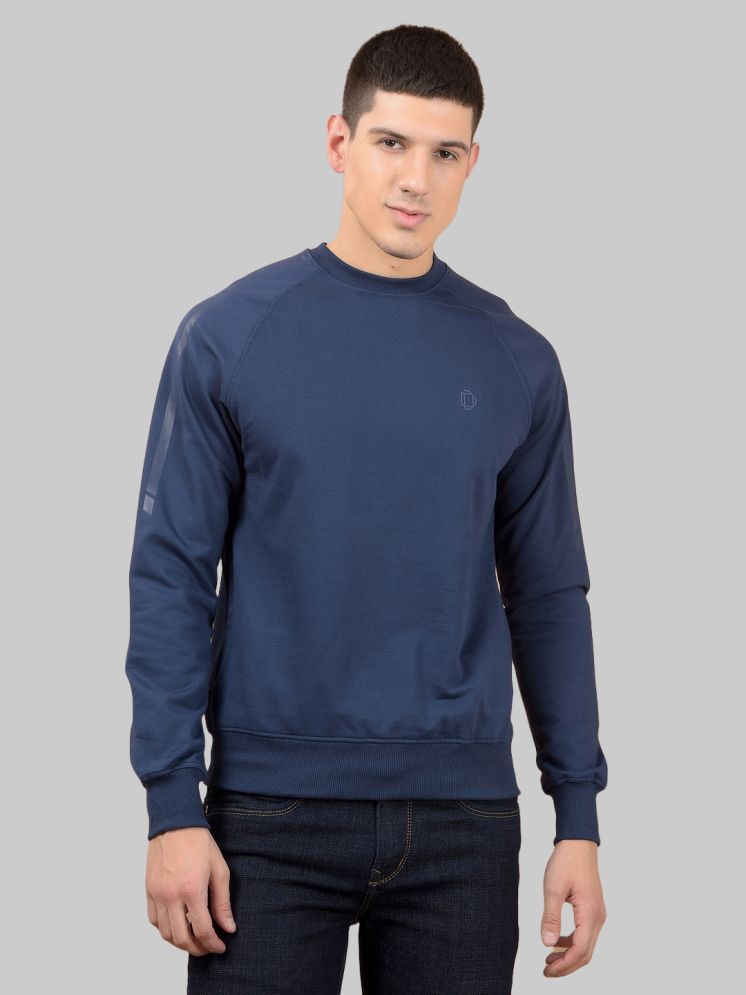     			Dollar Cotton Round Neck Men's Sweatshirt - Navy ( Pack of 1 )