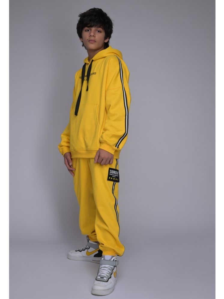     			FANZI Pack of 1 Boys Fleece Tracksuit ( Yellow )