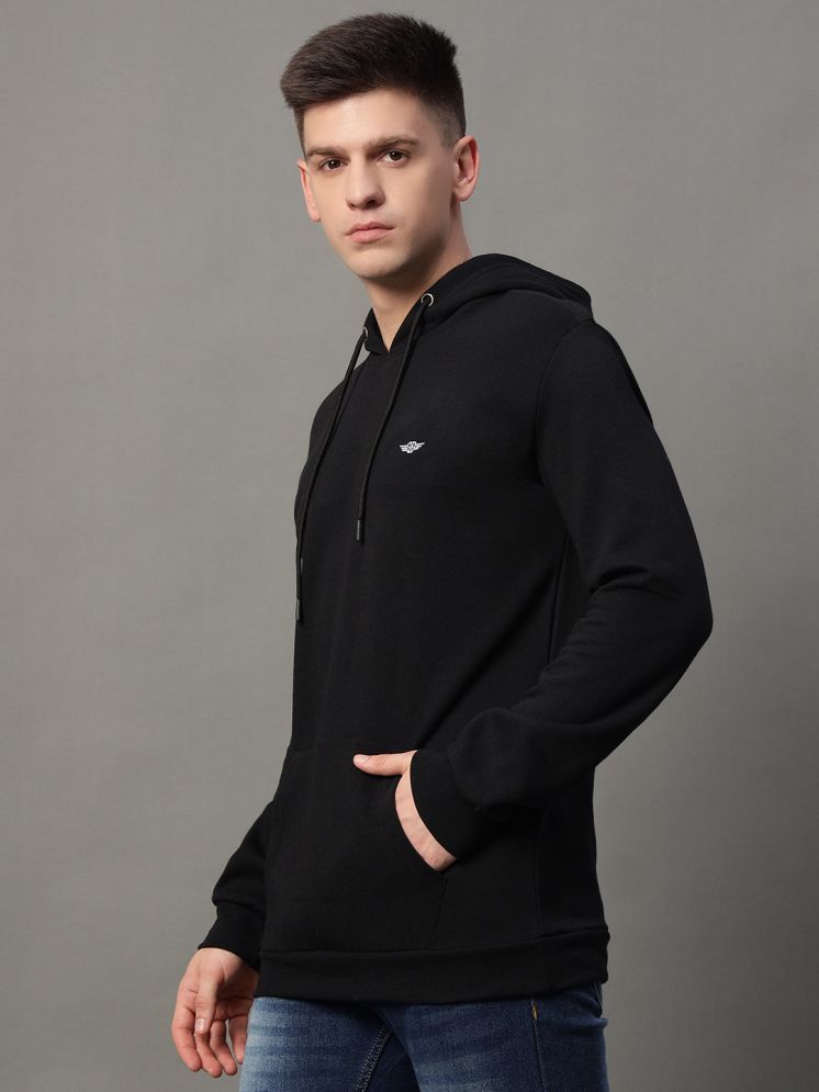     			GET GOLF Fleece Hooded Men's Sweatshirt - Black ( Pack of 1 )