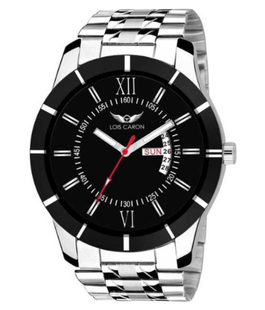     			Lois Caron - Silver Stainless Steel Analog Men's Watch