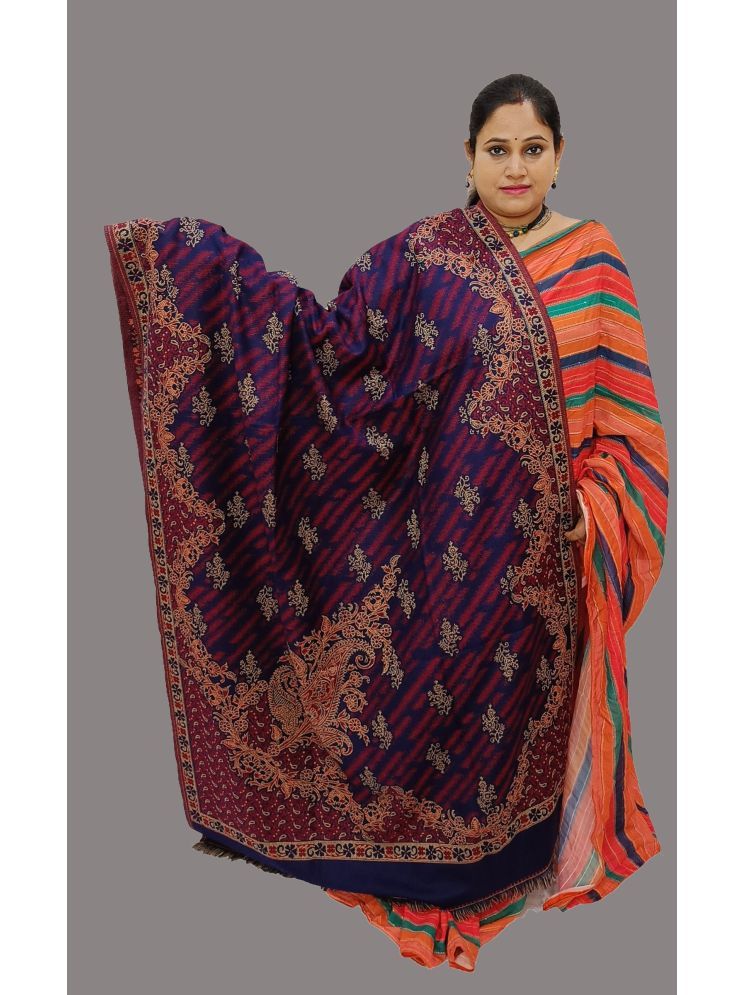     			Vrinde Multicolor Self Design Shawl - ( Pack of 1 )