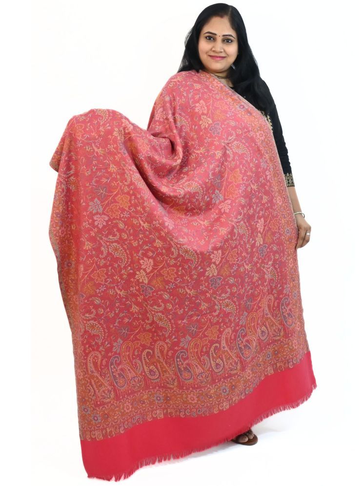     			Vrinde Pink Printed Shawl - ( Pack of 1 )