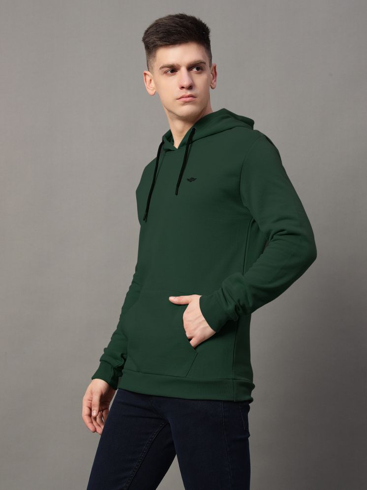     			GET GOLF Fleece Hooded Men's Sweatshirt - Green ( Pack of 1 )