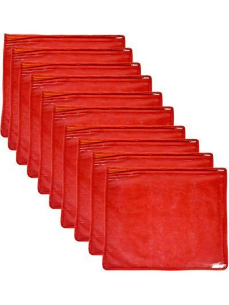     			Laserbot Red Saree Covers ( 10 Pcs )