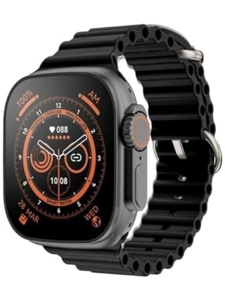     			OCEAN THREEZ T800 Black Black Smart Watch