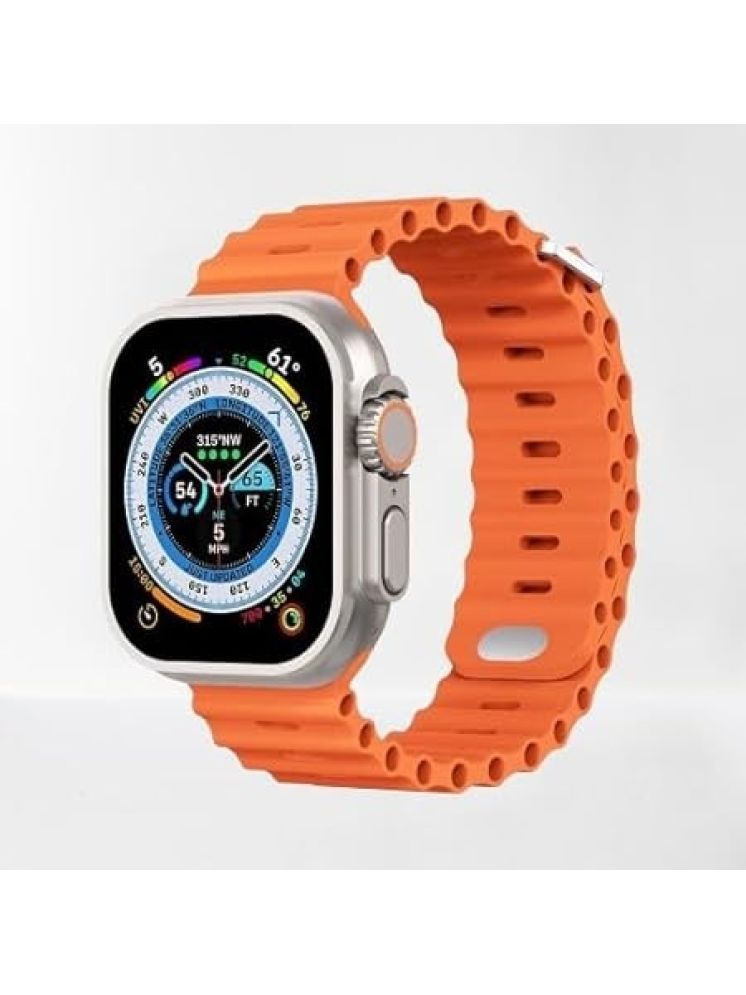     			OCEAN THREEZ T800 Orange Orange Smart Watch