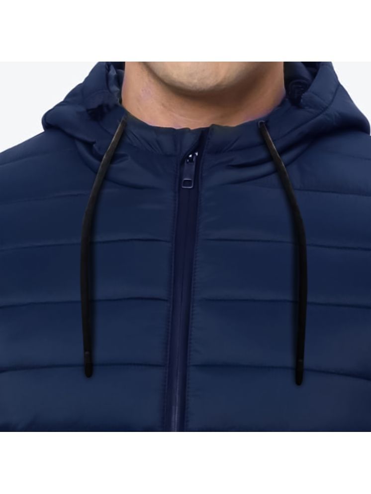     			Shopeleven Polyester Men's Puffer Jacket - Blue ( Pack of 1 )