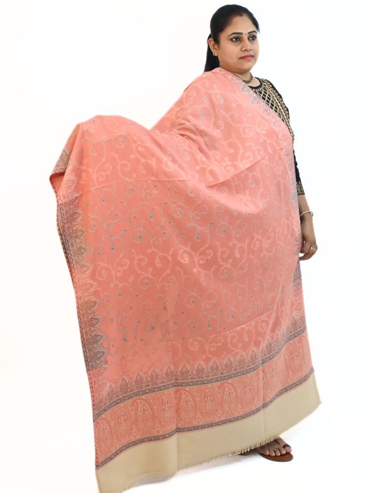     			Sprha Pink Embroidered Shawl - ( Pack of 1 )