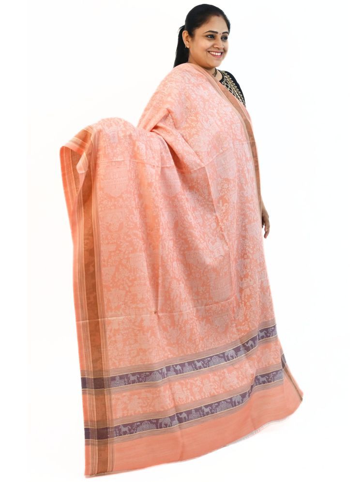     			Sprha Pink Printed Shawl - ( Pack of 1 )