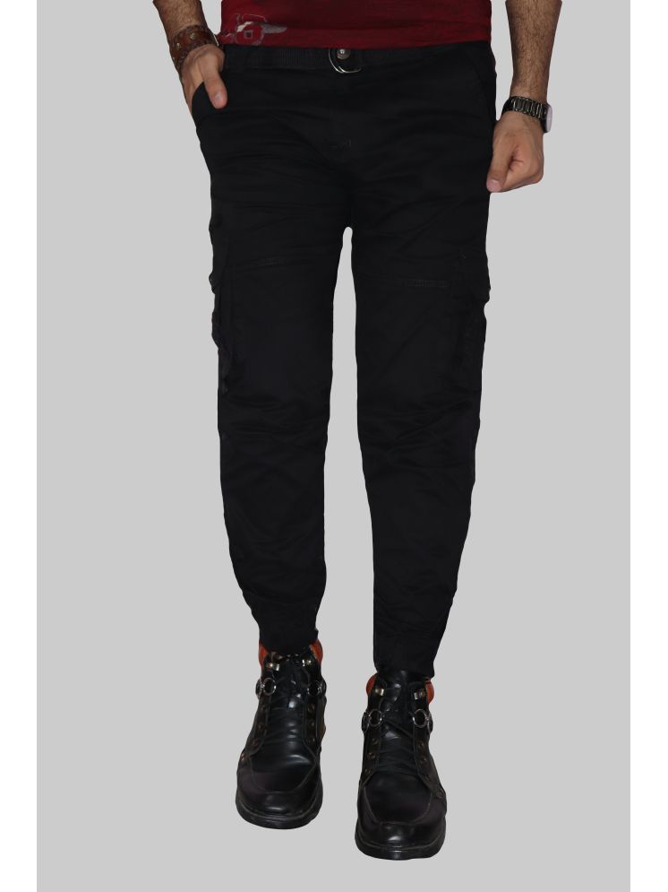     			Urban Legends Regular Flat Men's Joggers - Black ( Pack of 1 )