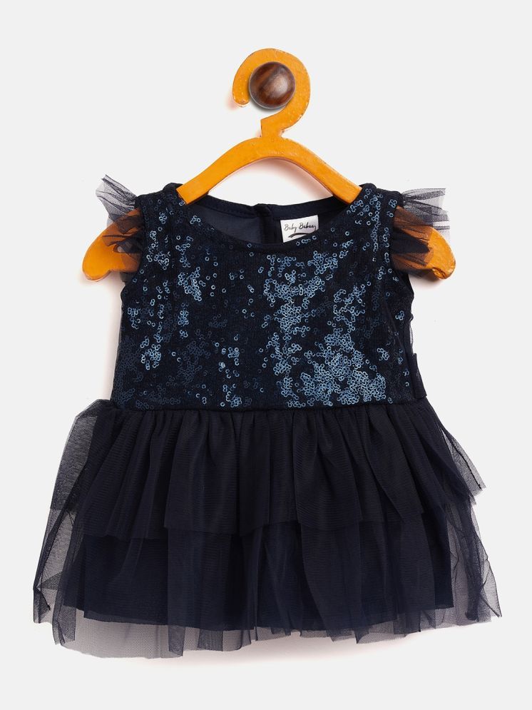     			Camey Polyester Frock For Girls ( Pack of 1 , Navy )