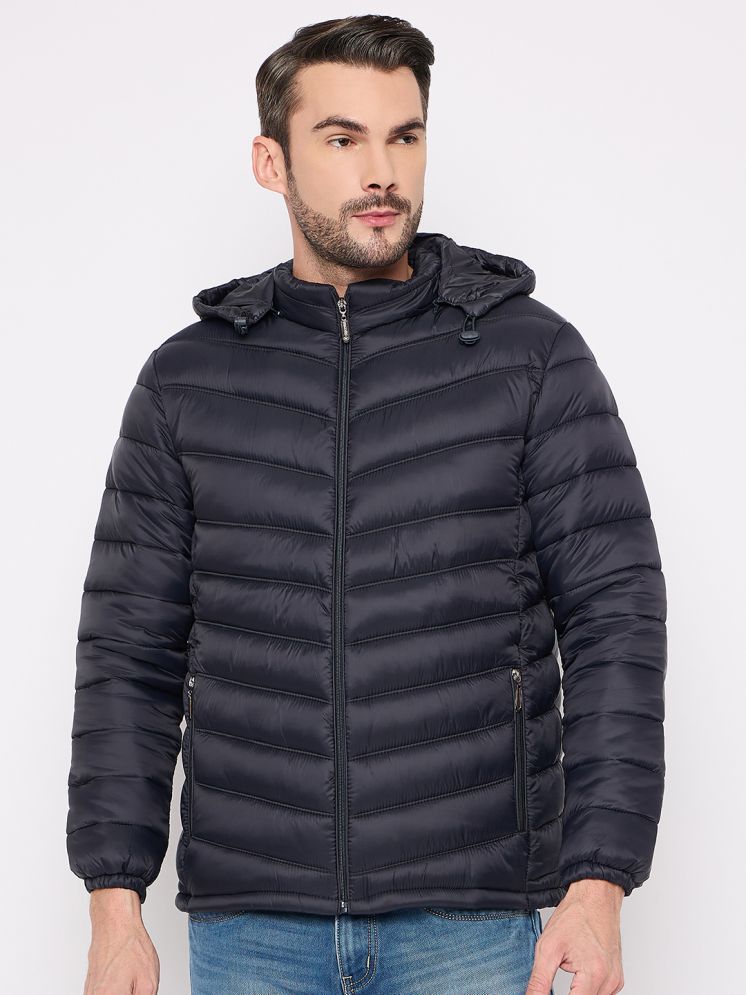     			Camey Polyester Men's Puffer Jacket - Navy Blue ( Pack of 1 )