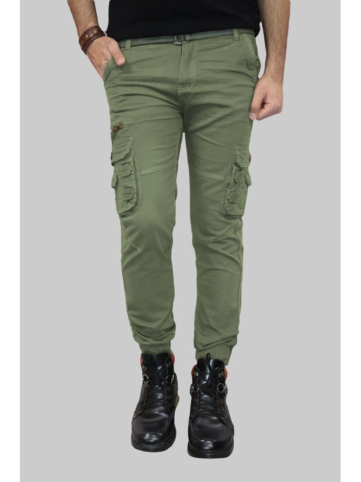     			HYMEN LEGIONS Regular Flat Men's Joggers - Green ( Pack of 1 )