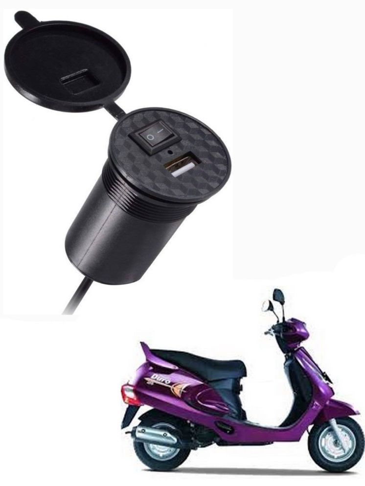     			MahindraDuro DZ Black USB  Bike Charger