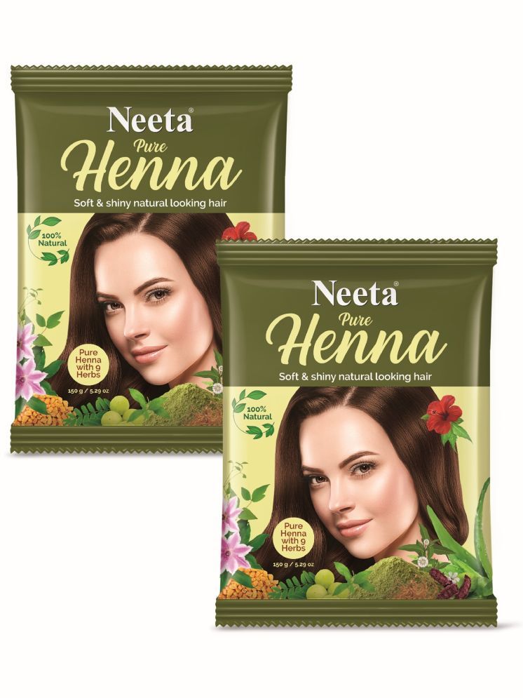     			Neeta Pure Henna Powder  with 9 Natural Herbs Ammonia Free Henna 150 g Pack of 2