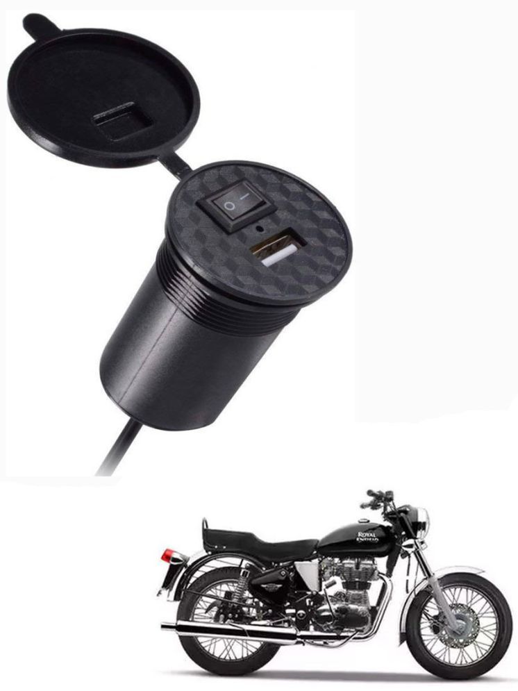     			Royal Enfield All Bike Model Black USB  Bike Charger