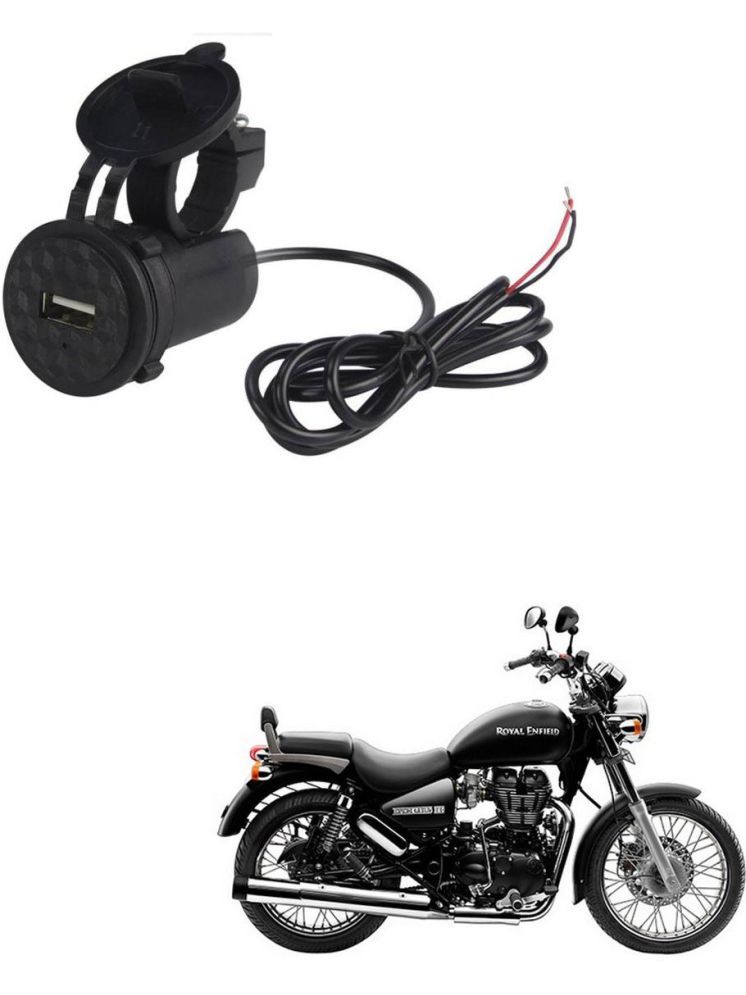     			Royal Enfield All Bike Model Black USB  Bike Charger