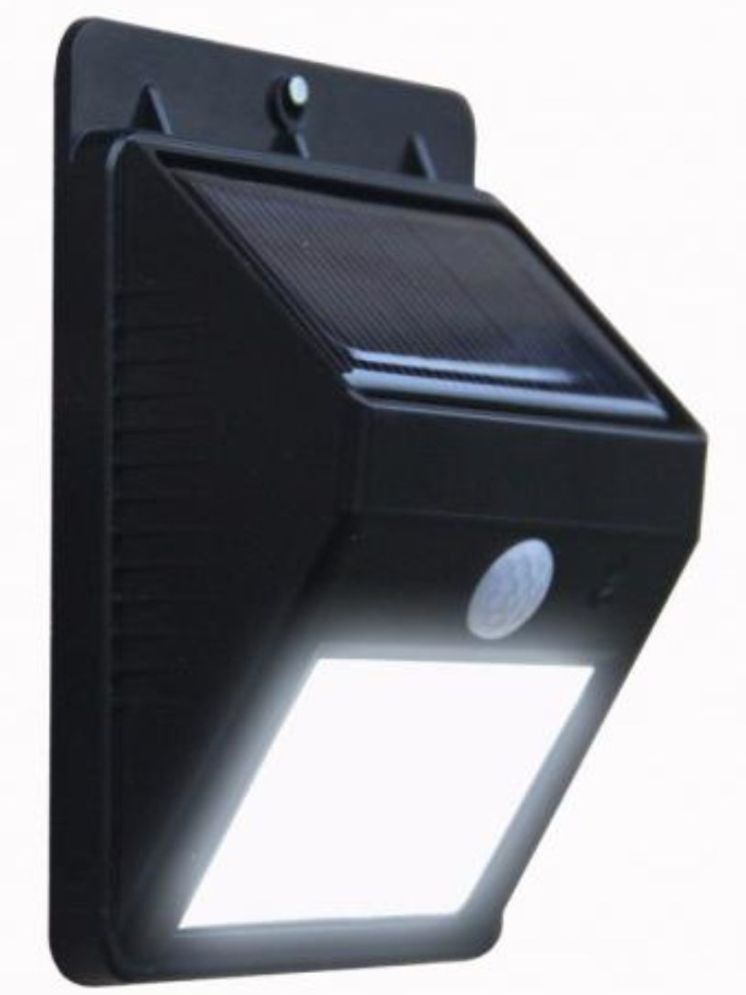     			SPARKWORLD 2W Solar Outdoor Wall Light ( Pack of 1 )