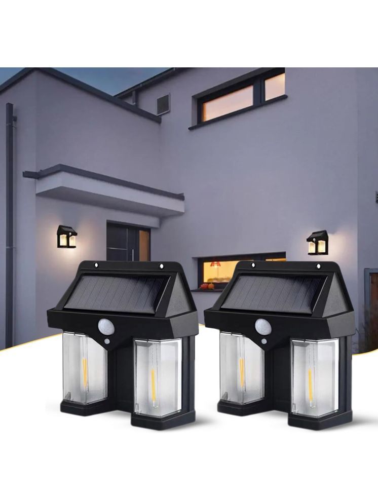     			SPARKWORLD 5W Solar Outdoor Wall Light ( Pack of 1 )