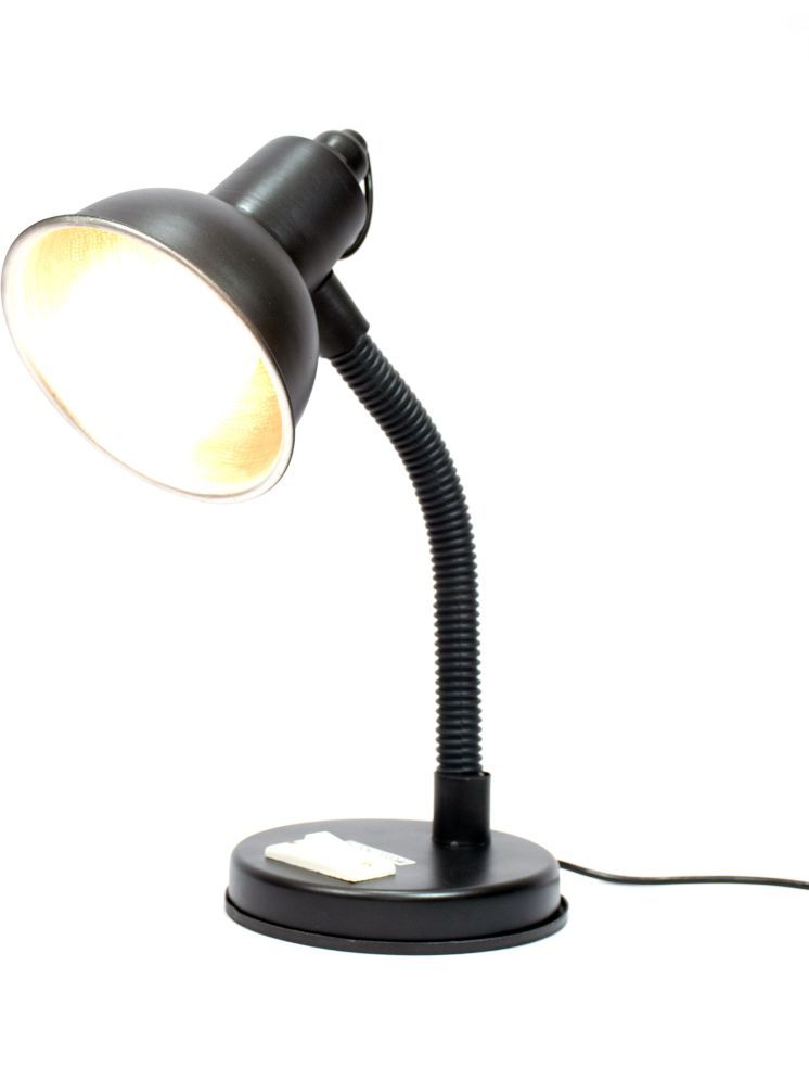     			SPARKWORLD Black Study Table Lamp ( Pack of 1 )