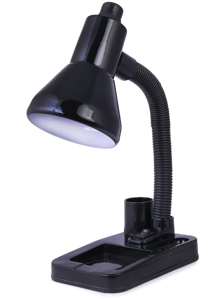     			SPARKWORLD Black Study Table Lamp ( Pack of 1 )