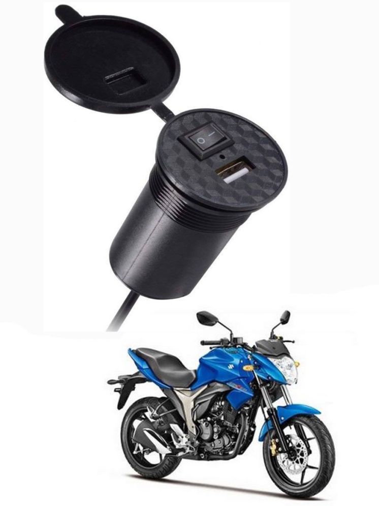     			SuzukiGixxer Black USB  Bike Charger