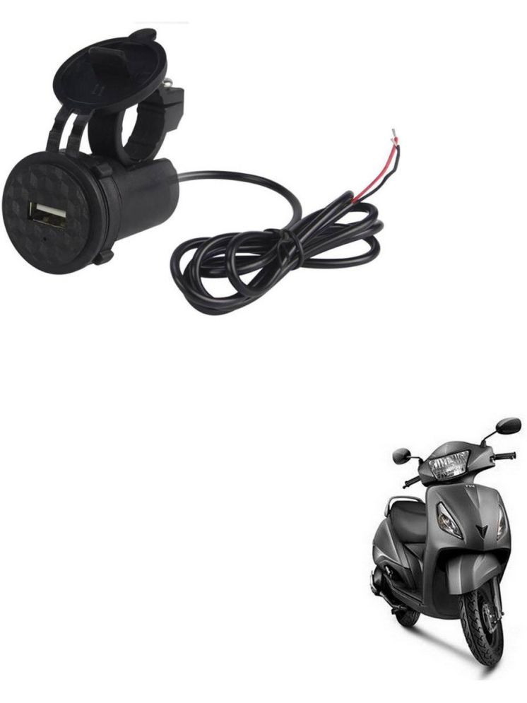     			TVSJupiter Black USB  Bike Charger