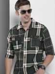 The Indian Garage Co Men Opaque Checked Casual Shirt