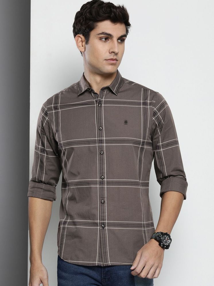     			The Indian Garage Co Men Checked Pure Cotton Casual Shirt