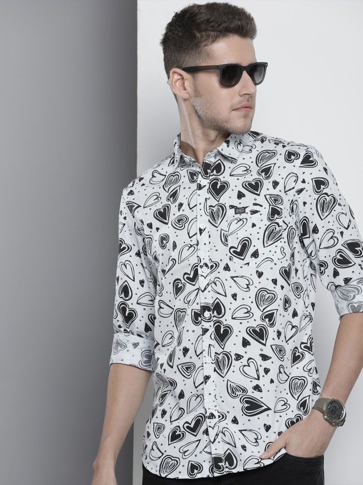     			The Indian Garage Co Smart Slim Fit Opaque Printed Casual Shirt