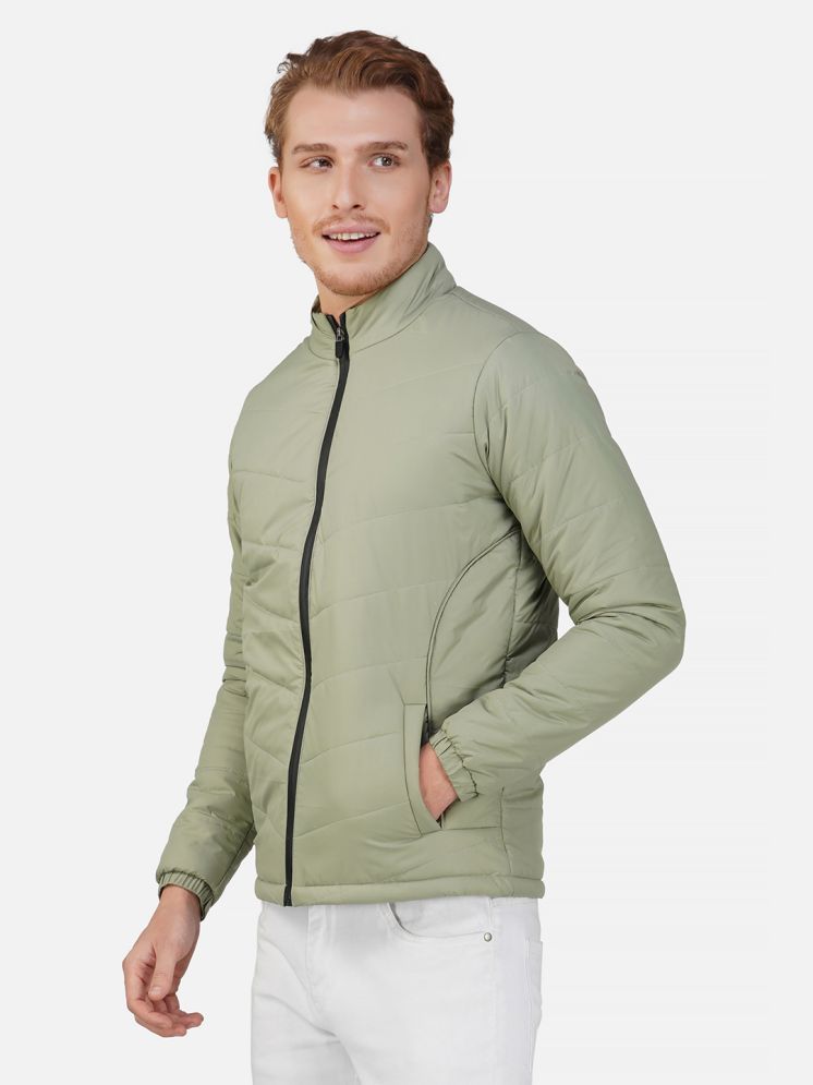     			XFOX Polyester Men's Quilted & Bomber Jacket - Fluorescent Green ( Pack of 1 )