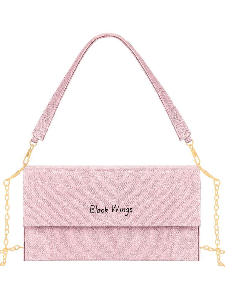     			BLACK WINGS Sling Bag PU Set of 1 ( Pink )