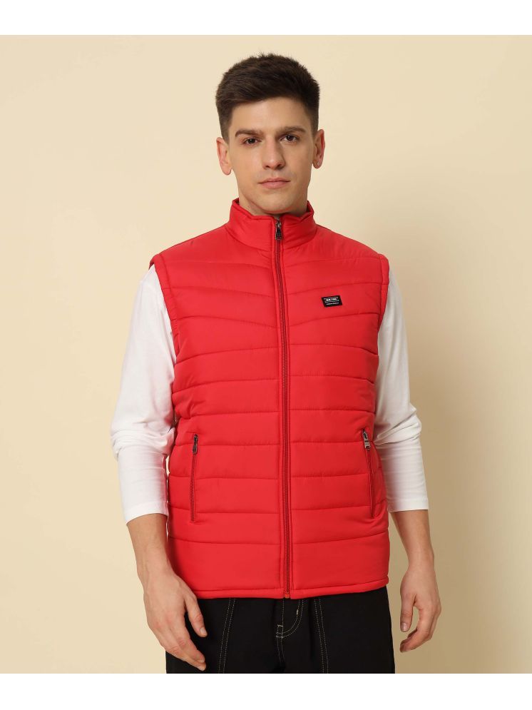     			HEMLOCK Polyester Men's Puffer Jacket - Red ( Pack of 1 )