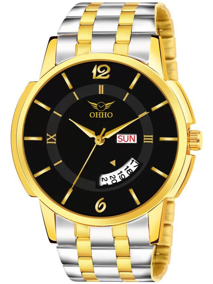     			OHHO Multicolor Stainless Steel Analog Men's Watch