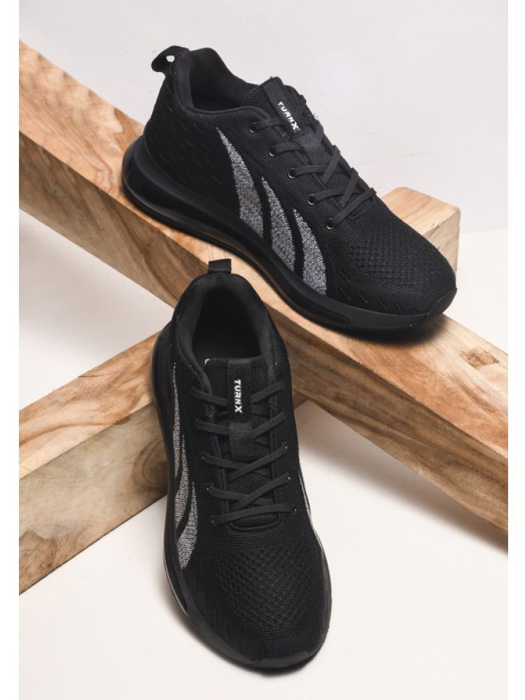     			TurnX Cooper_Black Black Men's Sports Running Shoes