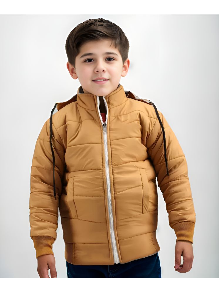     			curvy comfort Boys Polyester Quilted & Bomber Jacket ( Yellow , Pack of 1 )