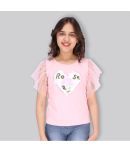 Cutecumber Pack of 1 Girls Cotton Blend Top ( Pink )