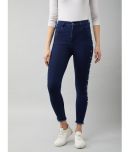 Miss Chase - Navy Blue Cotton Women's Jeans ( Pack of 1 )