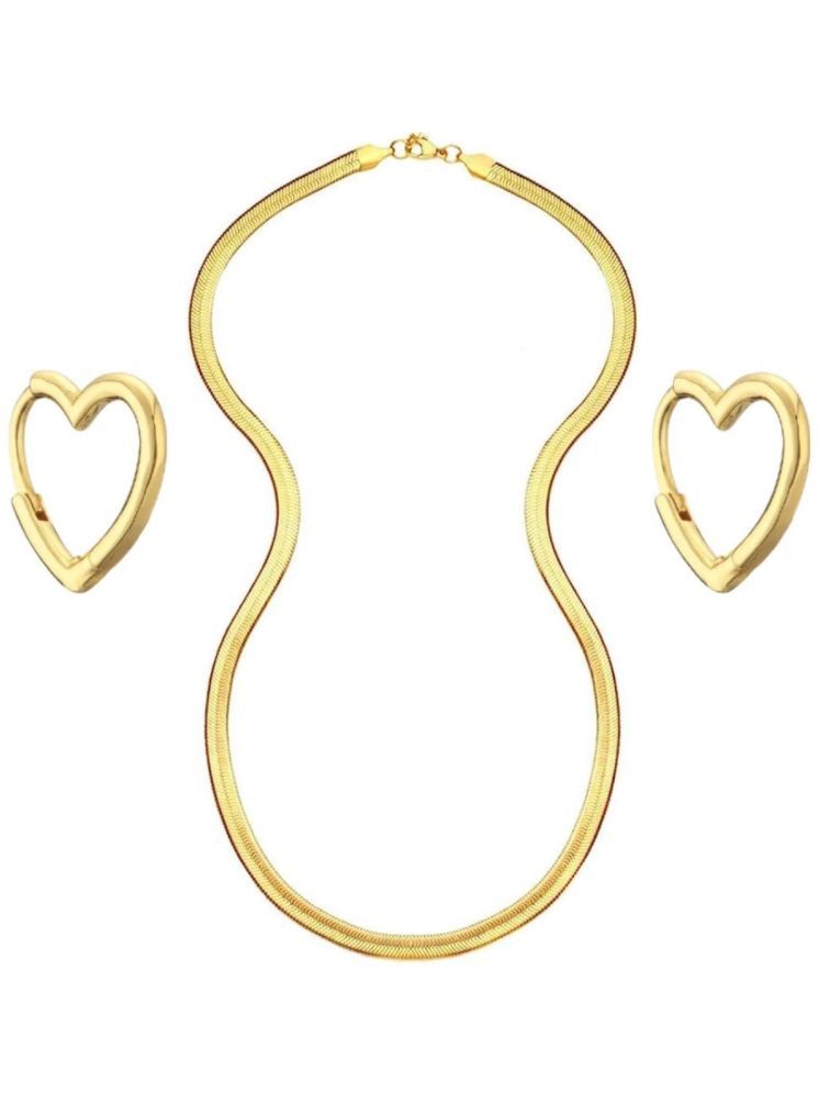     			CUBERN Gold Plated Chain ( Set of 1 )