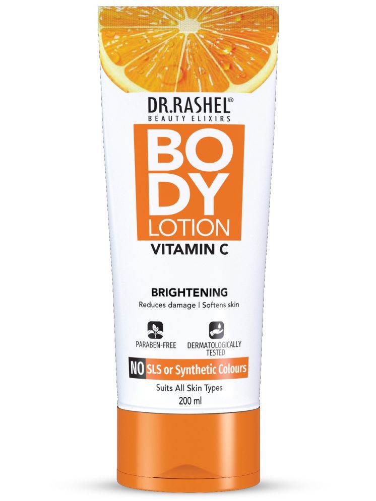     			DR.RASHEL Vitamin C Moisturizing Lotion for All Skin Type 200ml (Pack of 1)